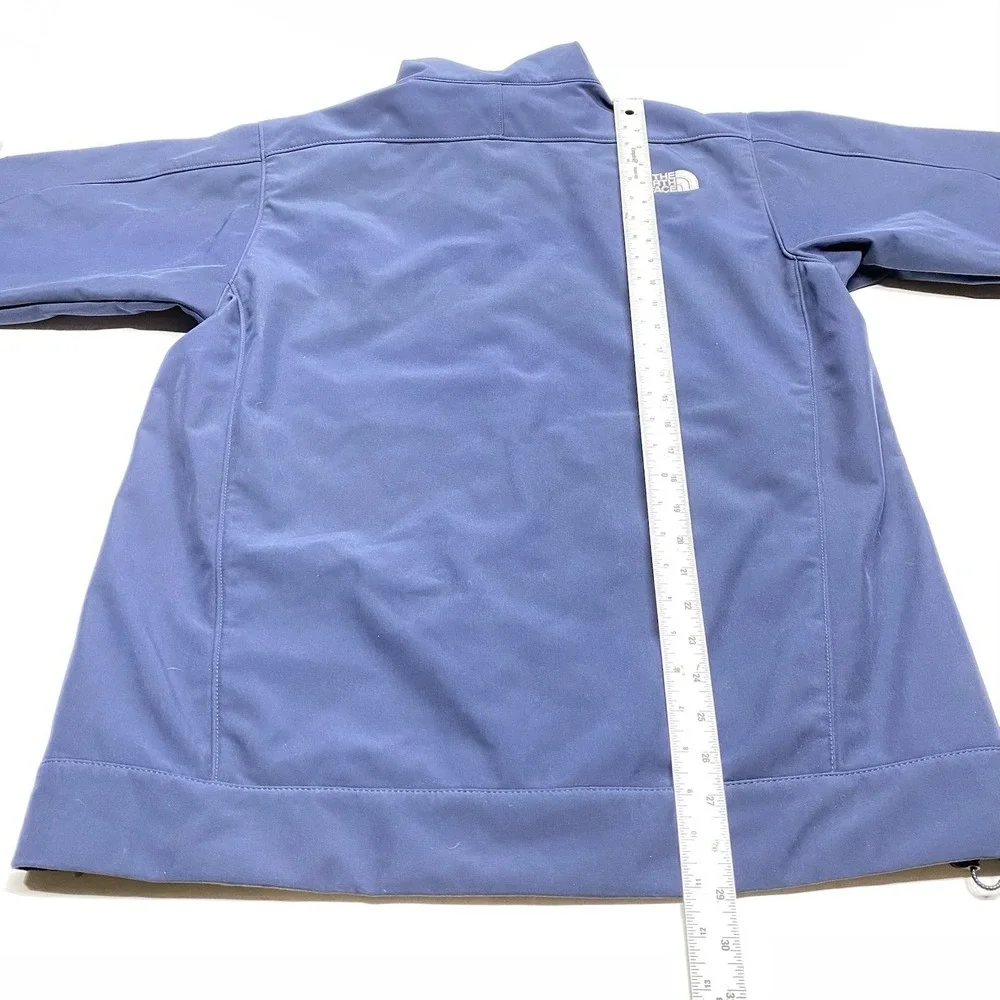 North Face Jacket Mens L Blue TNF Apex Softshell Outdoors Hiking Camping Active
